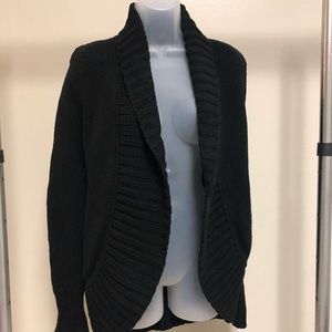 Express Black Open Cardigan XS